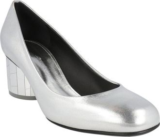 Ferragamo Farrah Metallic Leather Pump