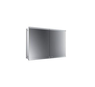 Emco Evo Armario Con Espejo, Modelo Empotrado, 2 Puertas, 1000 - Emco