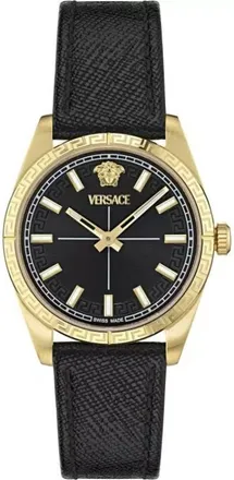 Versace Millenyium Quartz Black Dial Ladies Watch VE0E00125