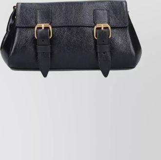 Dries Van Noten adjustable strap shoulder bag buckle detail