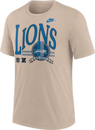 Nike Detroit Lions Rewind Nike Mens NFL T-Shirt in Brown | NJFD05Y9SV-KCB