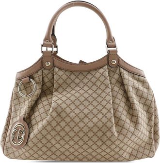 Gucci Pre-owned Gucci Medium Diamante Canvas Sukey Tote Ladies 211944