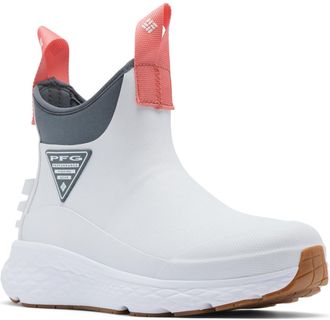 Columbia womens Pfg Dry Tortugas, White/Melonade, 10.5