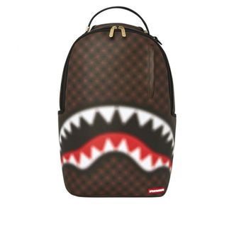 Sprayground Backpacks, male, Brown, ONE SIZE, Sharks In Paris Blur Backpack