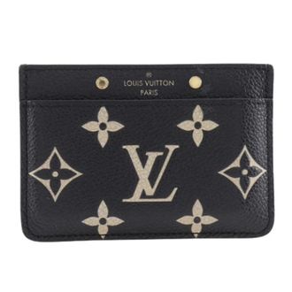 Louis Vuitton Pre-owned Porte Cartes Simple Monogram Empreinte Porta Carte - - Pre-owned - Donna - Nero - ONE SIZE