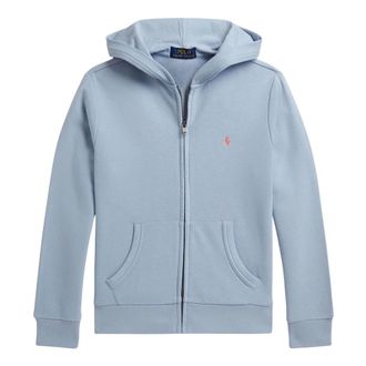 Ralph Lauren Zip-throughs, male, Blue, Size: M Full-Zip Hoodie