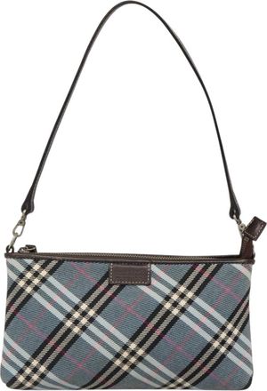 Burberry Blue Label Blue Canvas Shoulder Bag (Pre-Owned)