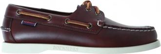 Sebago Docksides Portland Waxed - Dames - Bootschoenen - Bruin - 37 EU - Leer - Schoenen