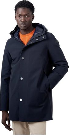 Roberto Ricci Design Surflex Winter Down Under Drijvende Parka - Heren - Gewatteerde jassen - Blauw - L - Jassen