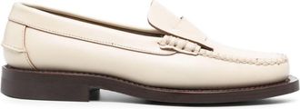Hereu Sineu panelled leather loafers - women - Calf Leather/Calf Leather/Calf Leather - 35 - Neutrals