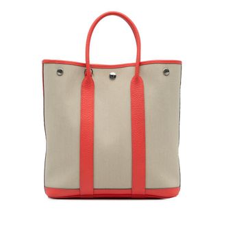 Herm&egrave;s Pre-owned Hermes Toile and Negonda Garden File 28 Ladies M2Q2CEZNWYXK5ATK