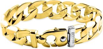 Pompeii3 Mens Cuban Link 14k Gold (133gram) or Platinum (215gram) 16.5mm Bracelet 9.5