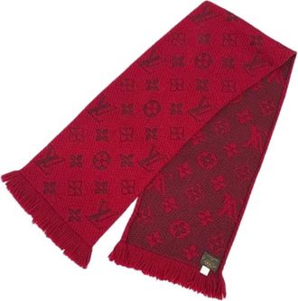 Louis Vuitton Pre-owned Scarves, female, Red, Size: ONE SIZE Pre-owned Canvas Scarf