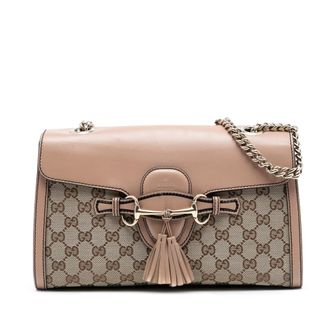 Gucci Tweedekans Medium Gg Canvas Emily Schoudertas
