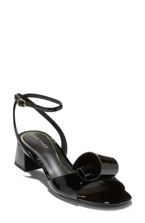 Cole Haan Fanya Florette Sandal in Black Patent Leather at Nordstrom Rack, Size 8.5