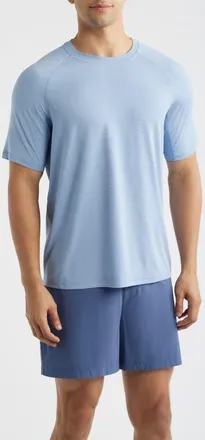 Zella Endurance Performance T-Shirt in Blue Dewdrop at Nordstrom, Size Xx-Large