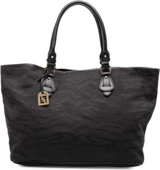 Fendi Pre-owned Tote Bags, female, Black, Size: ONE SIZE Pre-owned Tiger Print Tote Bag
