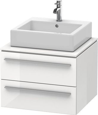 Duravit Duravit X-large Mueble De Pared Para Consola 6717, 2 Cajones, 600mm, Color (frente/cuerpo): Roble Oscuro Cepillado Chapa De Madera Aut&eacute;ntica - Xl67170