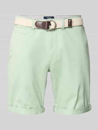 Mc Neal Bermudas mit G&uuml;rtel und Eingrifftaschen in Grass, Gr&ouml;&szlig;e XXXL