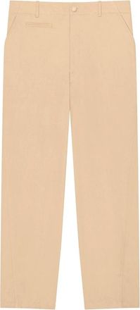 Givenchy Broeken, Heren, Beige, L, Katoen, Couture Seam Chino Broek