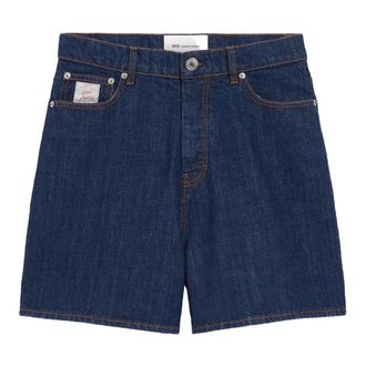 Ami Denim Shorts, male, Blue, Size: W30 Shorts with Paris Heritage Label