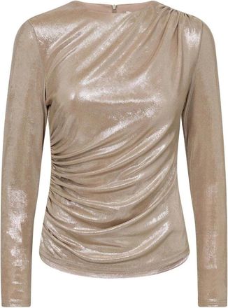 Co'Couture Overhemden, Dames, Beige, XL, Blouses