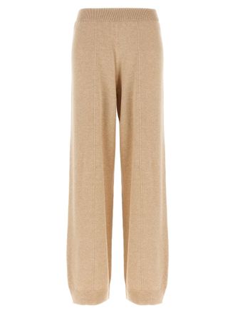 VIP【関税送料無料】希少 FABIANA FILIPPI BEIGE LINEN PANTS Fabiana Filippi Cuffed Embellished Linen Trousers in Desert
