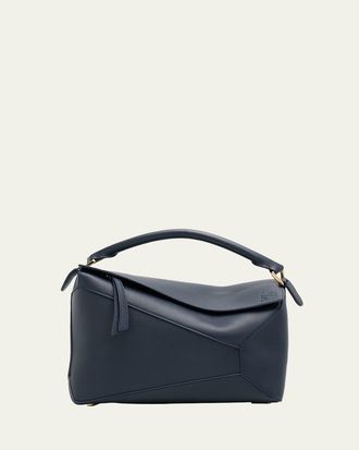 Loewe Puzzle Edge Top-Handle Bag in Leather