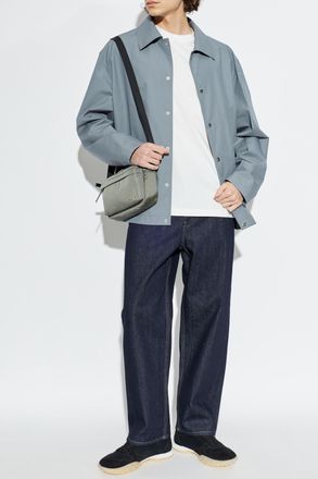 Jil Sander Set Of Three T-shirts With Logo, Mens, White