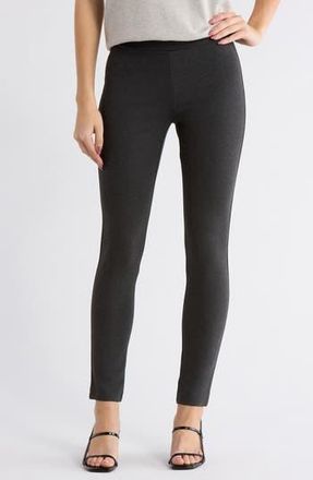 Theory Shawn Pull-On Ponte Knit Pants in Charcoal at Nordstrom Rack, Size Petite
