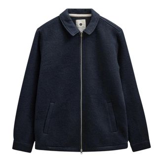 Anerkjendt Akhanky Boiled Wool Overshirt - Jackets - Hombre - Azul - M