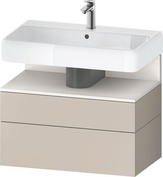Duravit Qatego Mueble Bajo Lavabo, 1 Extra&iacute;ble Y 1 Caj&oacute;n, - Duravit
