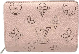 Louis Vuitton Pre-owned Mahina Bi-fold Portemonnee - Dames - Vintage Accessoires - Roze - ONE Size - Leer - Vintage