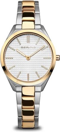 Bering Dameshorloge Ultra Slim 31 mm 3 ATM saffierglas Slim Design Armband Roestvrijstalen Band met Roestvrijstalen Elementen 17231-704 - Dames - Horloges - 