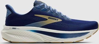 Brooks Mens Ghost 17 Shoes In Beacon Blue/midnight/starfish