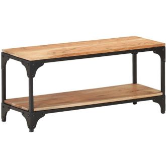 vidaXL Tavolino da Salotto 90x30x40 cm in Legno Massello di Acacia - Vidaxl