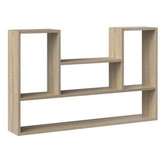 Hucoco Hucoco - Lulu - Librer&iacute;a Colgante - Estante De Pared - 100x60x16 Cm - Almacenamiento De Pared De Sal&oacute;n