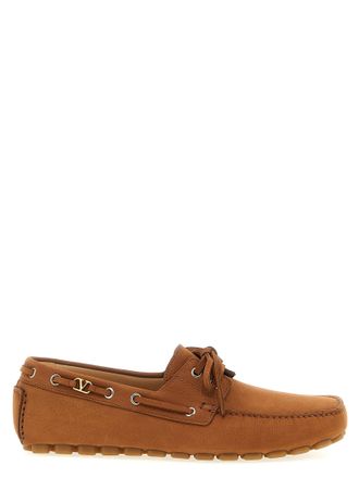 Valentino Garavani Driver Fastaway Loafer - Brown