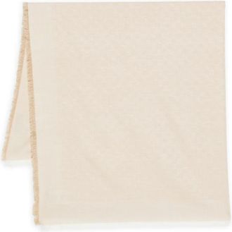 Gucci Sjaal met franje - Beige