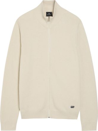Paul Smith Waffle-knit Cotton Cardigan - Ecru - XL