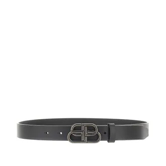 Balenciaga BB leather belt Woman 75