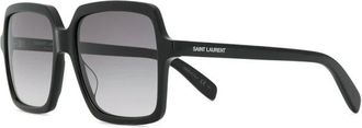 Saint Laurent SL 174 Zonnebril - Dames - Zonnebrillen - Zwart - 56 MM - Accessoires