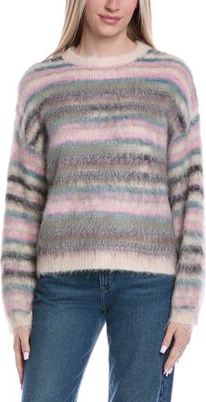 Color Block Wool-Blend Pullover