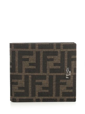 Fendi Fendi Diagonal Wallet Wallets Marrone-Uomo