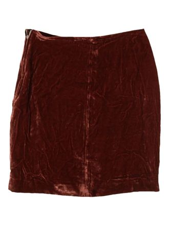 Our Legacy velour skirt - Red