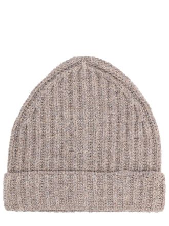 Maison Margiela Beige Knitted Beanie