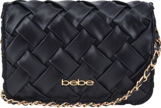 Bebe Luca Woven Crossbody Bag in Black at Nordstrom Rack