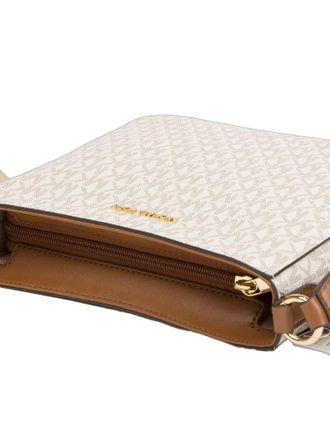 Michael Kors Coated Canvas Crossbody Bag - Beige