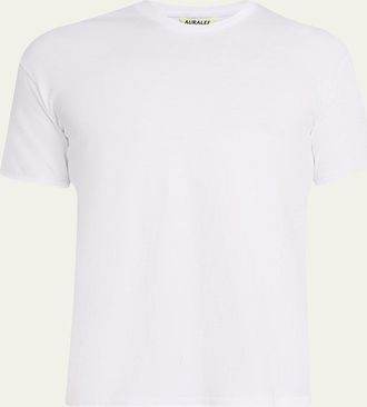 Auralee Mens Short-Sleeve Cotton T-Shirt