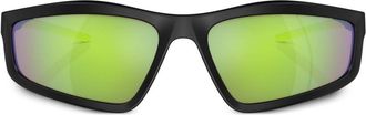 Ferrari rectangle-frame sunglasses - men - Plastic - 64 - Black